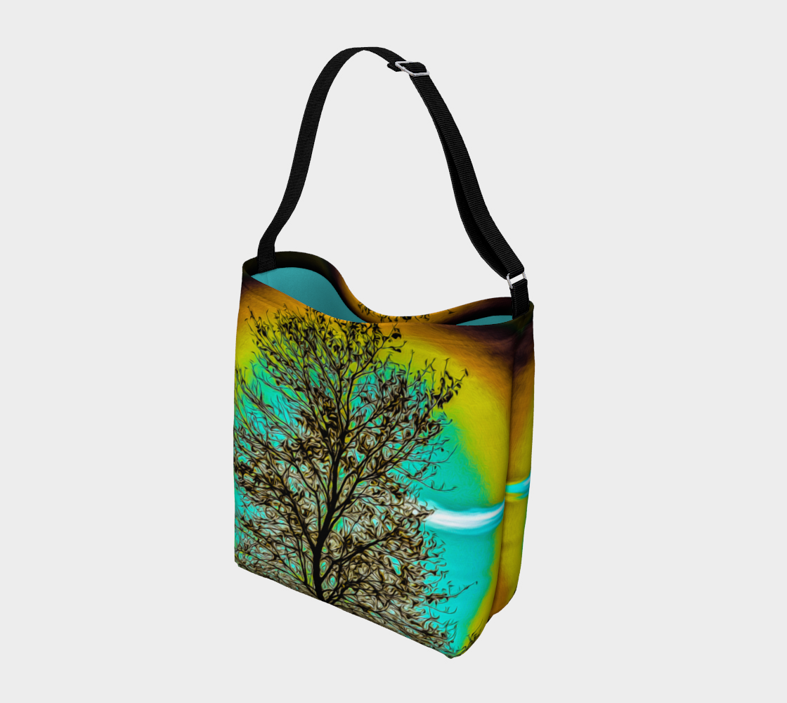 Island Tree of Life Neoprene Tote Bag