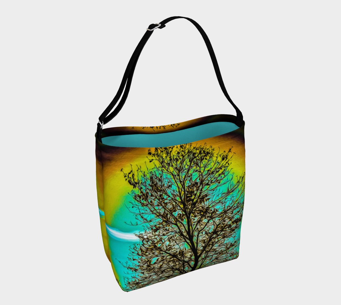 Island Tree of Life Neoprene Tote Bag