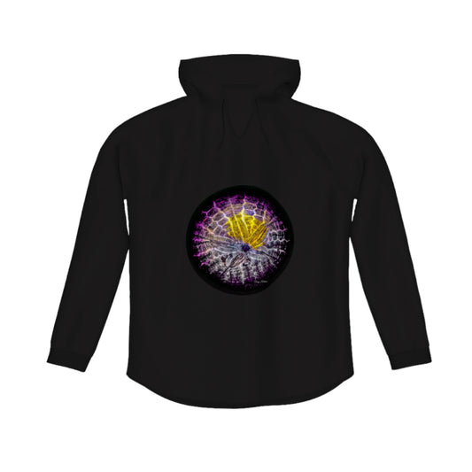 Spotlight Sand Dollar Flow Pullover Hoodie. The image is of a sand dollar.