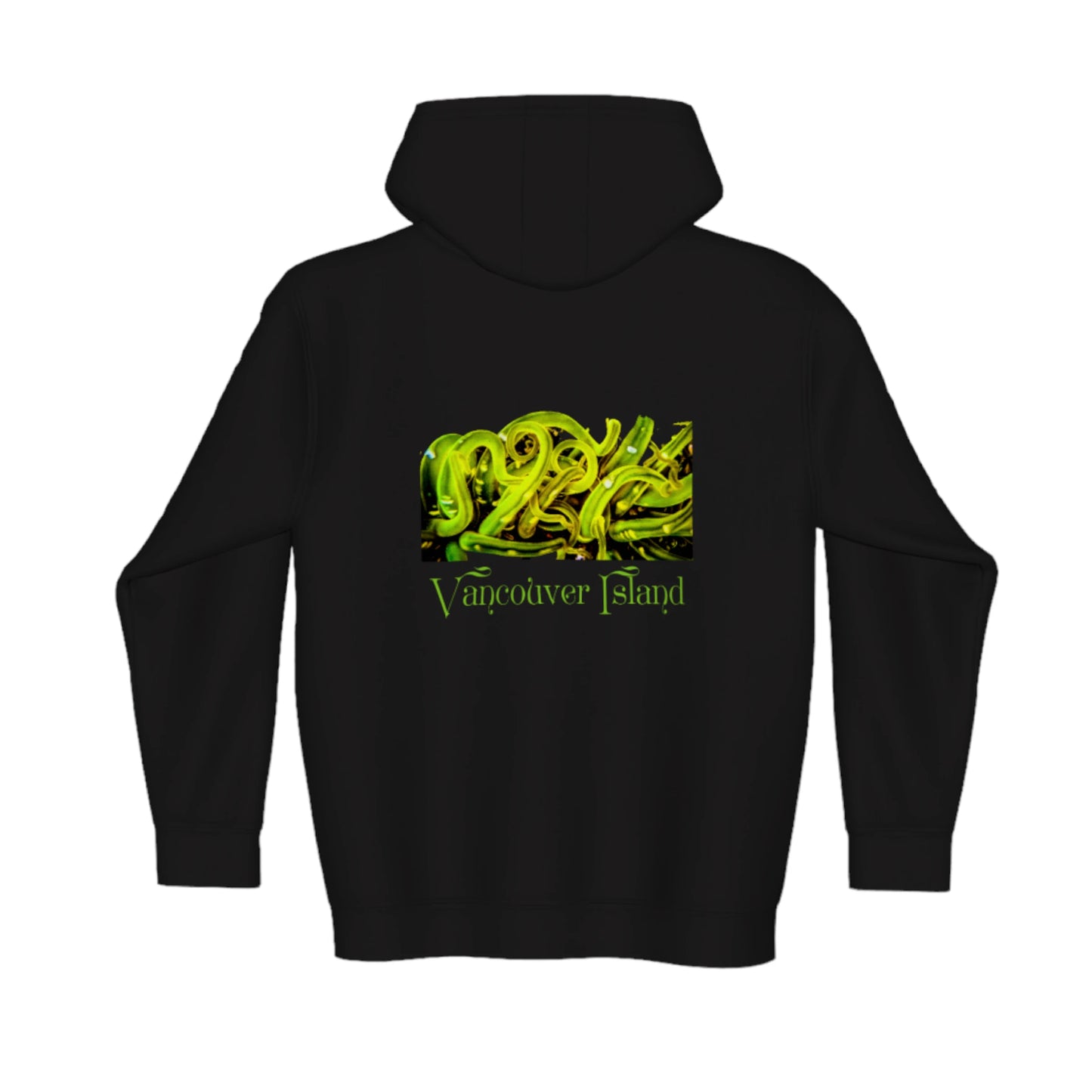 Vancouver Island Sea Anemone Premium Zipper Hoodie back