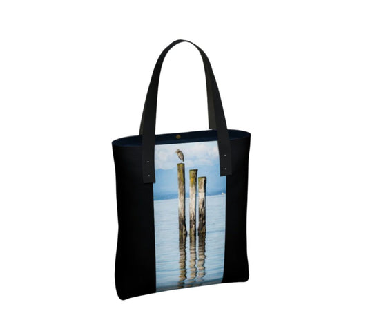 Blue Heron Perch Urban Tote Bag