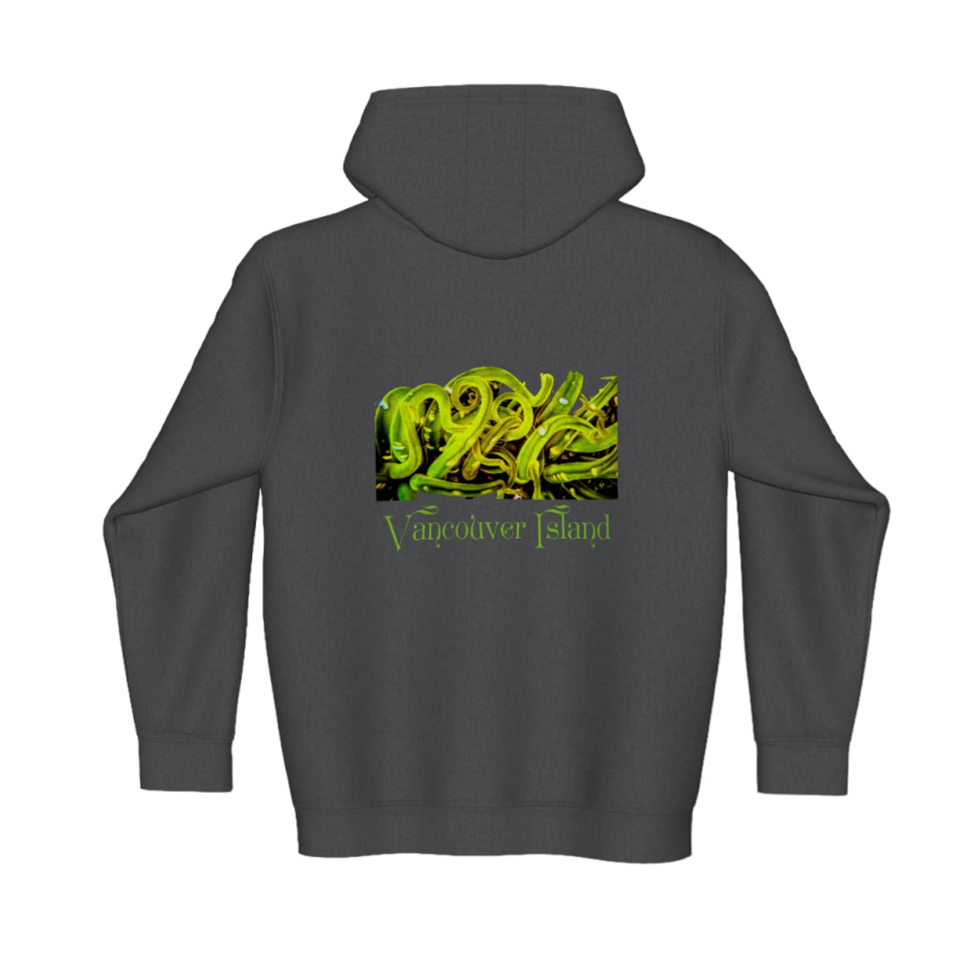 Vancouver Island Sea Anemone Premium Zipper Hoodie back