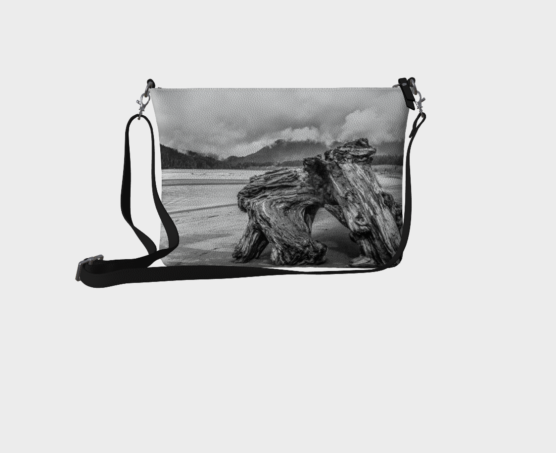 Driftwood Monument Port Renfrew Vegan Leather Crossbody Purse