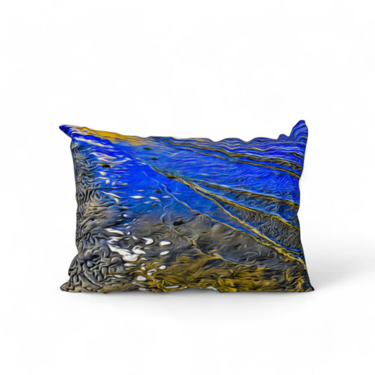 Ebb and Flow 20"x14" Throw Pillow Cover