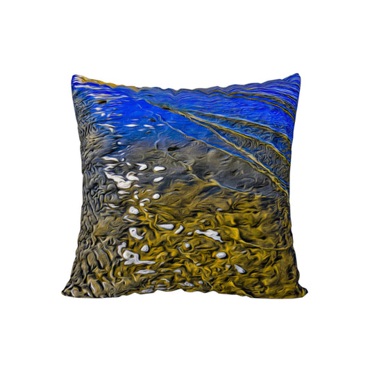 Ebb and Flow 22"x22" Throw Pillow Cover