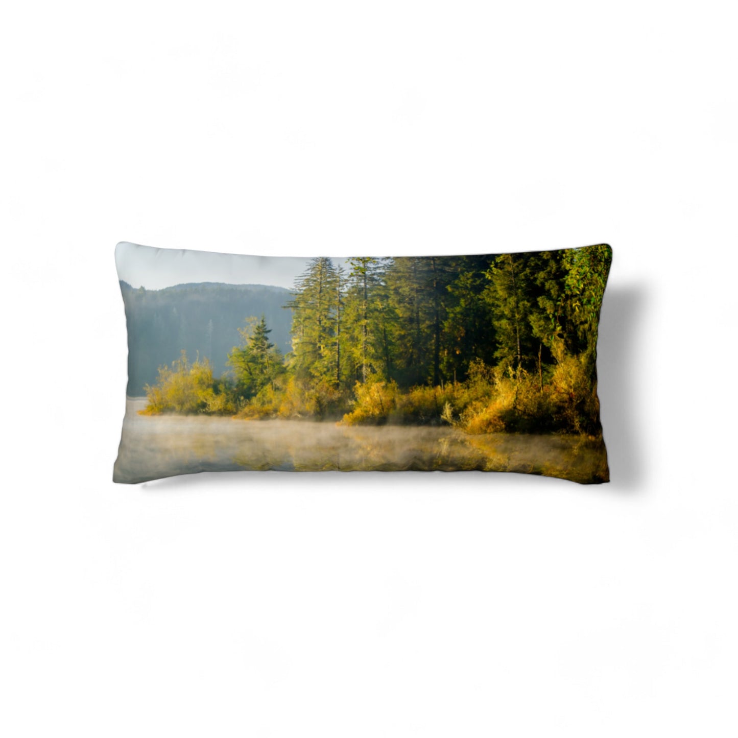 Fairy Lake Sunrise 24"x12" Throw Pillow Cover