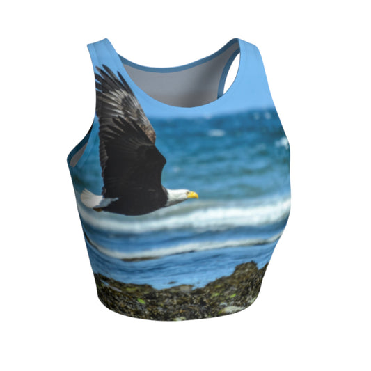 Fly Like An Eagle Active Crop Top