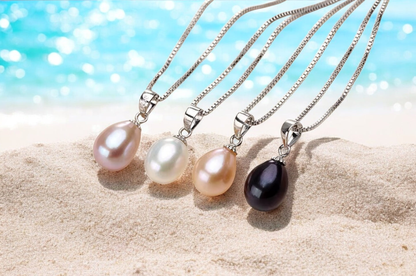 four colours of pearls 