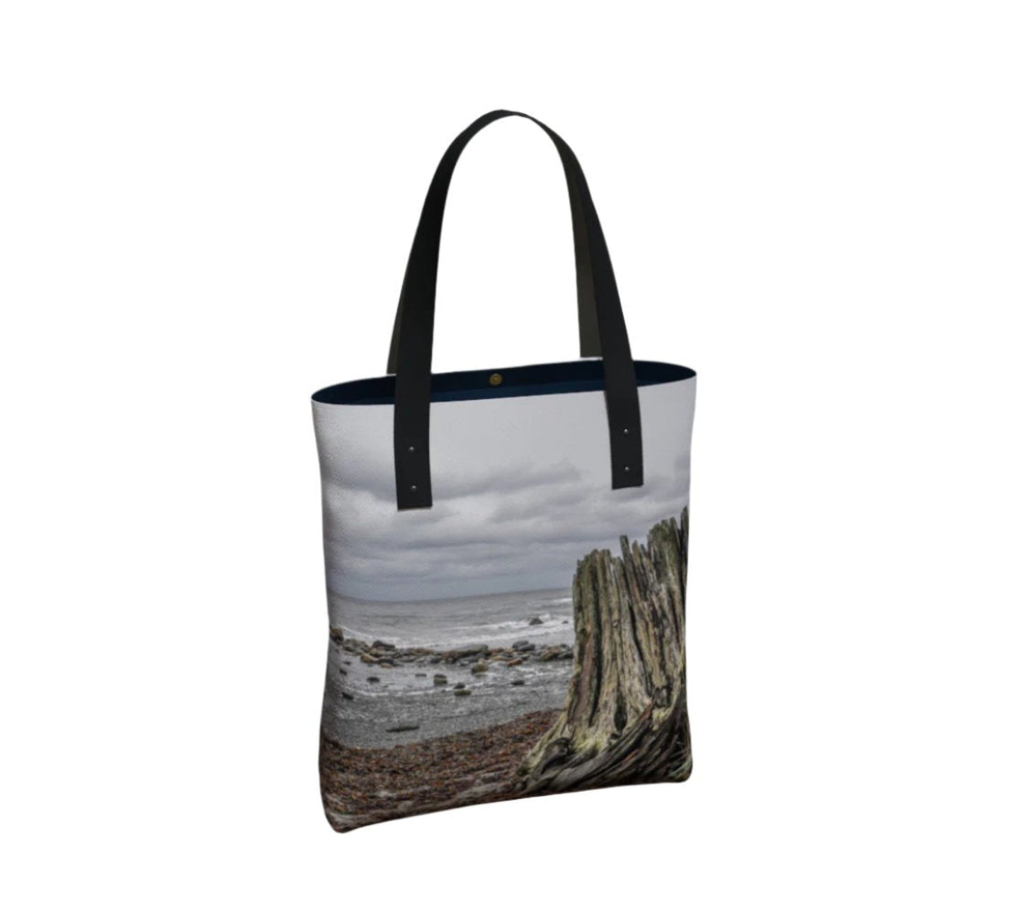 Gray Day Qualicum Beach Urban Tote Bag