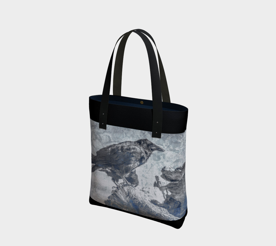 Raven Blue Urban Tote Bag