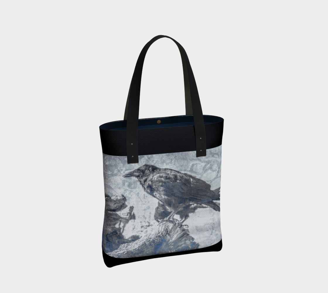 Raven Blue Urban Tote Bag