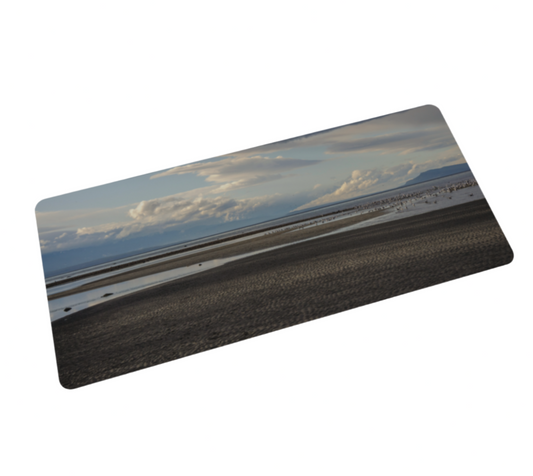 Low Tide Qualicum Beach Large Desk Mat