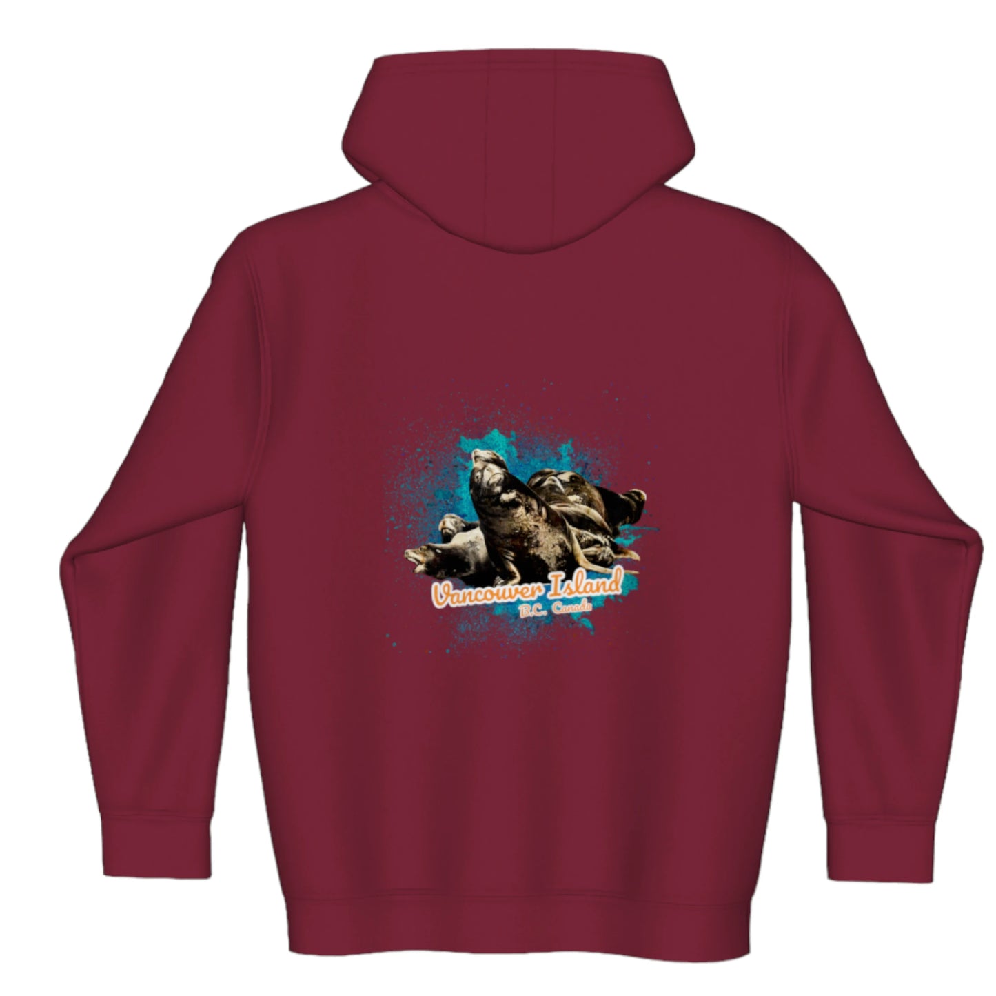 What's Up Sea Lions Vancouver Island BC Canada Premium Zipper Hoodie
