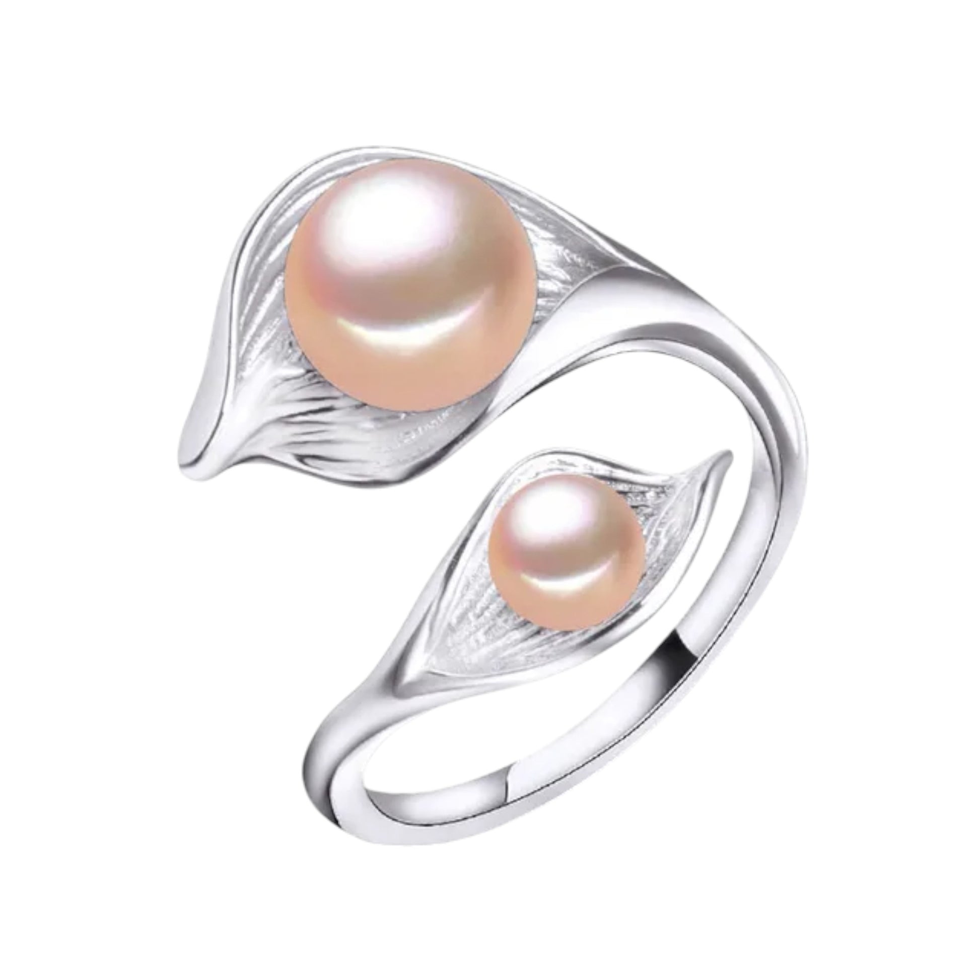 Lily of the Island Adjustable Freshwater Pink Pearl Ring