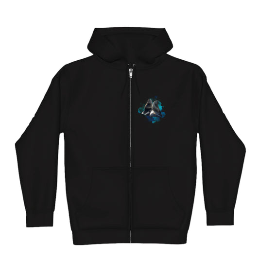 Sea Lions Communication Premium Zipper Hoodie front