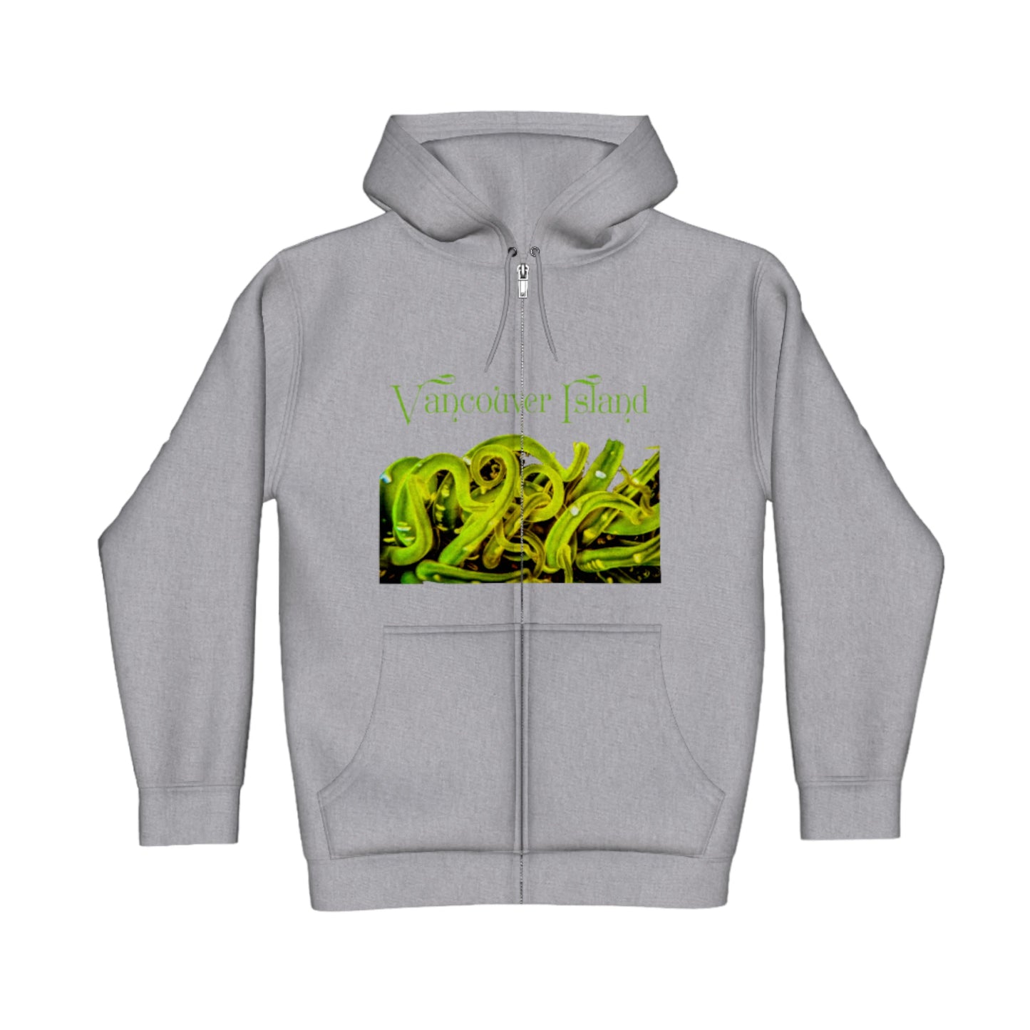 Vancouver Island Sea Anemone Premium Zipper Hoodie front