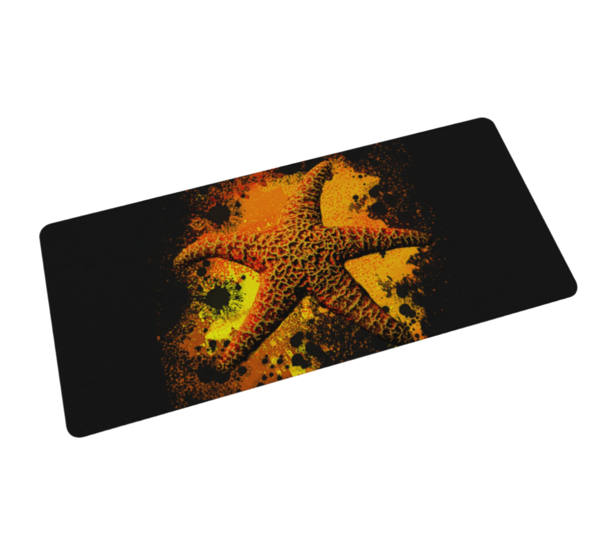 Starfish Orange Large Desk Mat