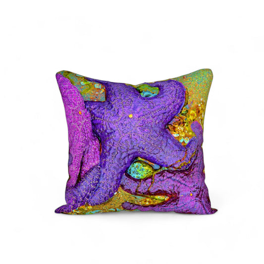 Starfish 18"x18" Throw Pillow Cover