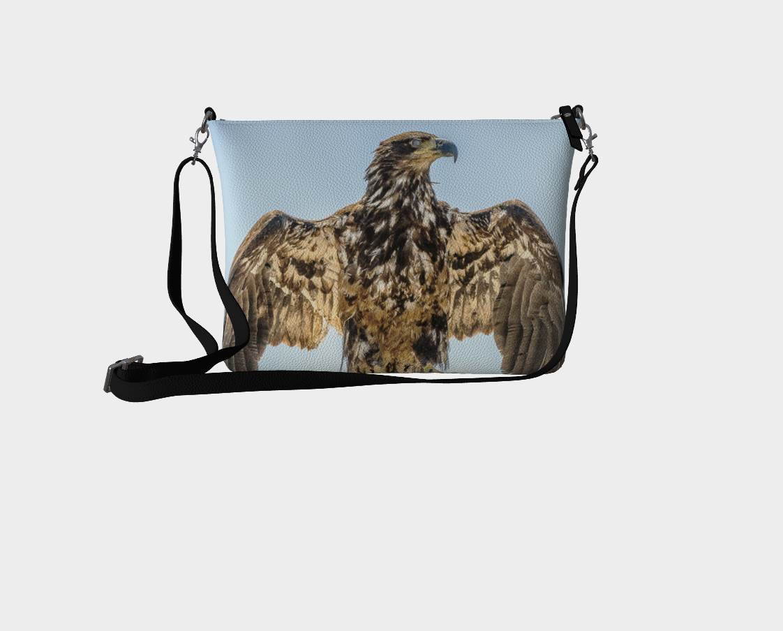 Thunderbird Eagle Vegan Leather Crossbody Purse