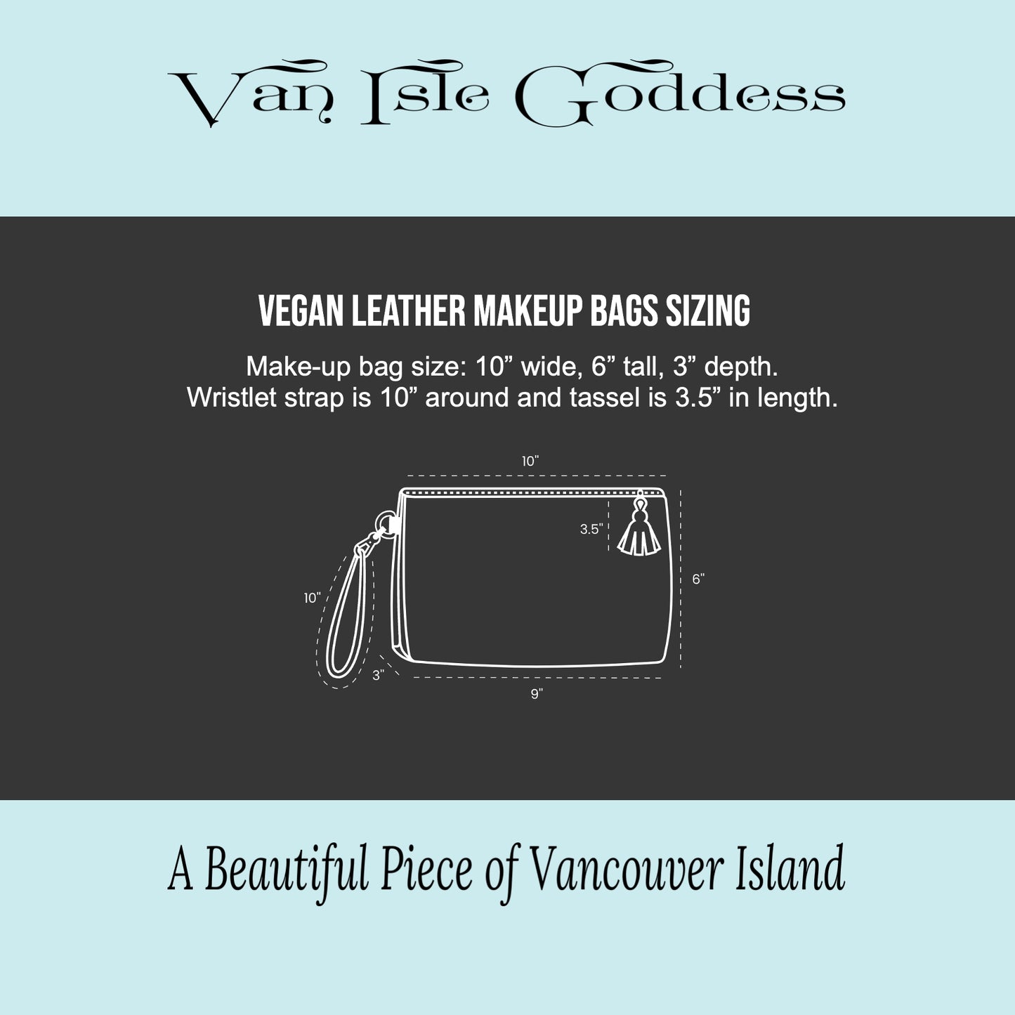 Happy Roses Vegan Leather Makeup Bag