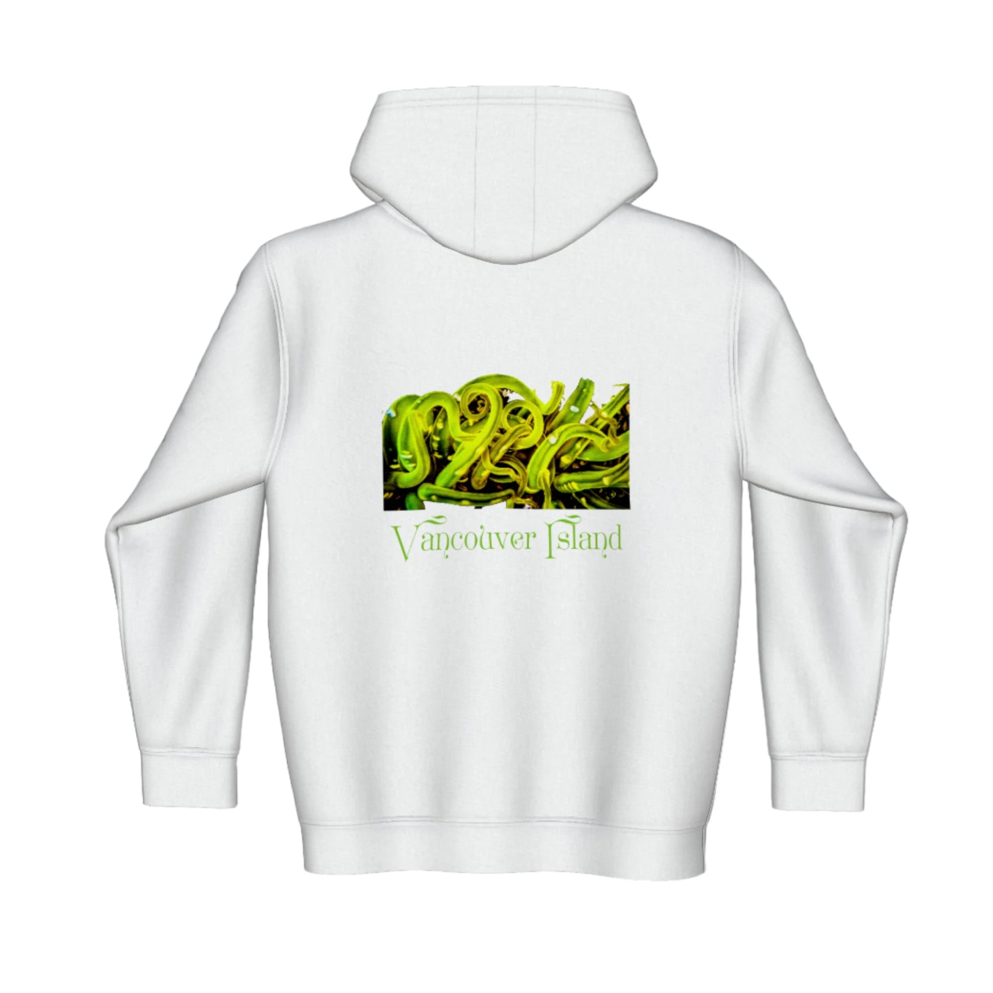 Vancouver Island Sea Anemone Premium Zipper Hoodie back