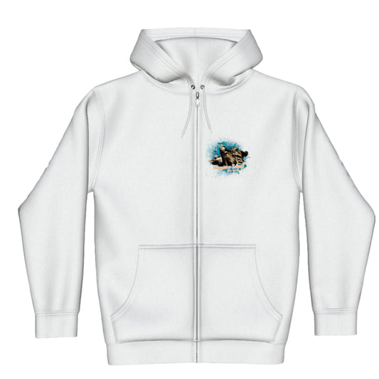 What's Up Sea Lions Vancouver Island BC Canada Premium Zipper Hoodie