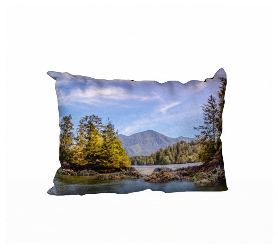 Tofino Inlet 20" x 14" Throw Pillow Cover