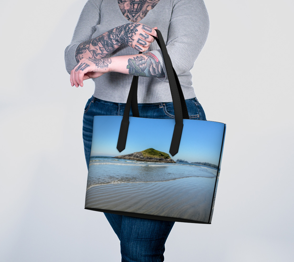 Summer Lovekin Rock Tofino Vegan Leather Tote Bag