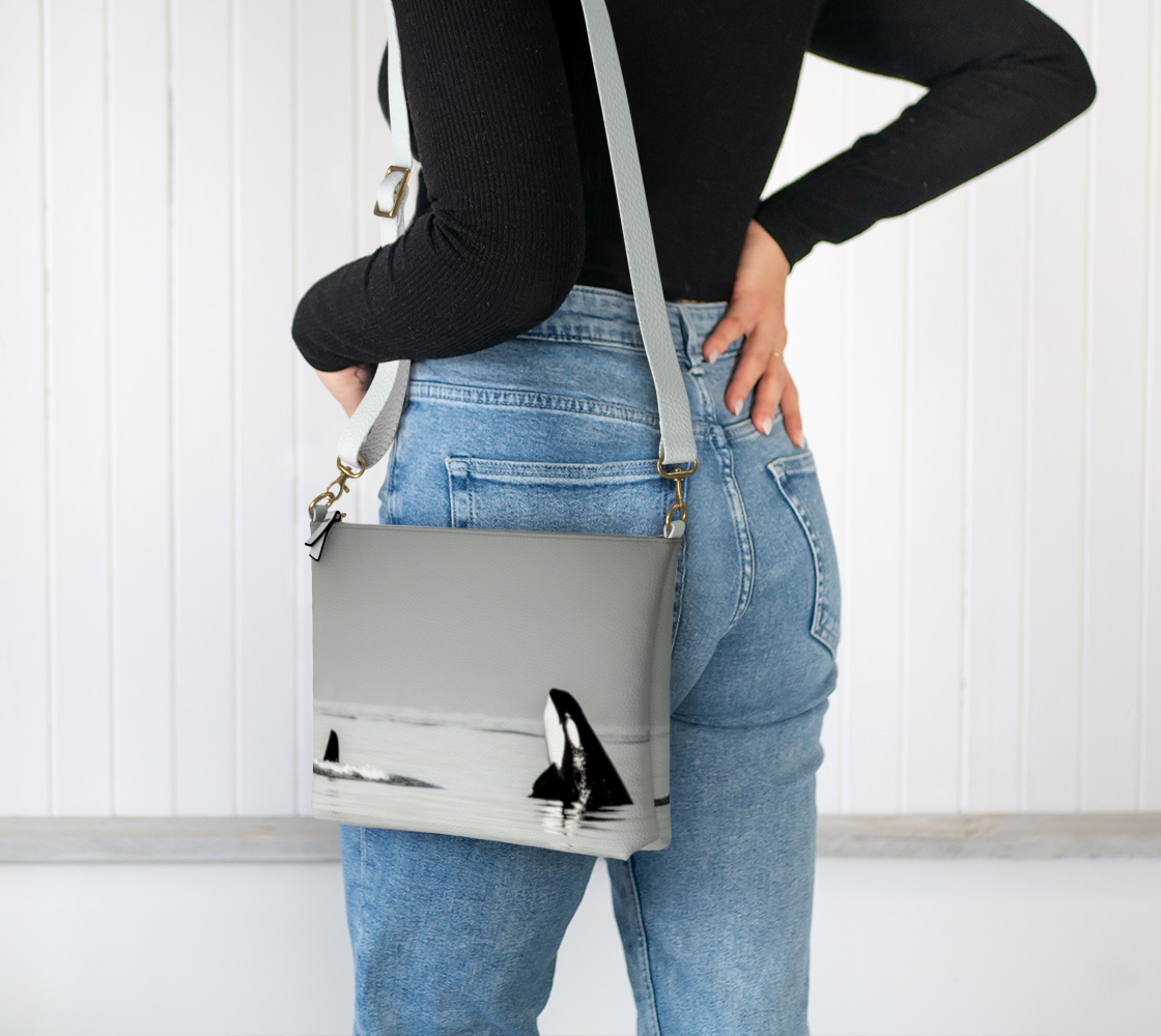 Orca Spy Hop Vegan Leather Crossbody Purse